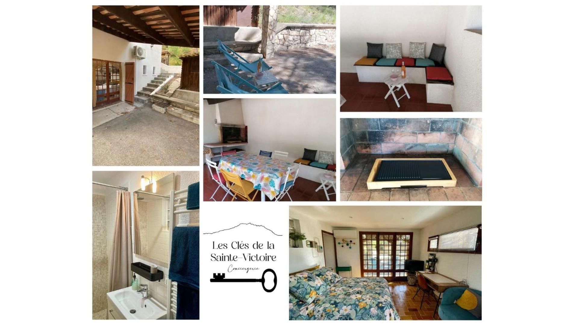 Studio Meyreuil-Terrasse-Au Calme En Campagne-Clim ภายนอก รูปภาพ